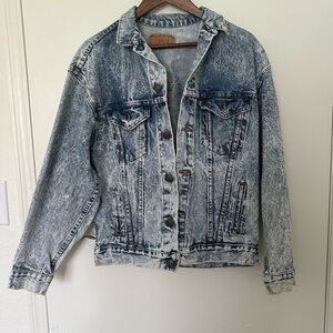 Levi's Acid Wash Denim Jacket